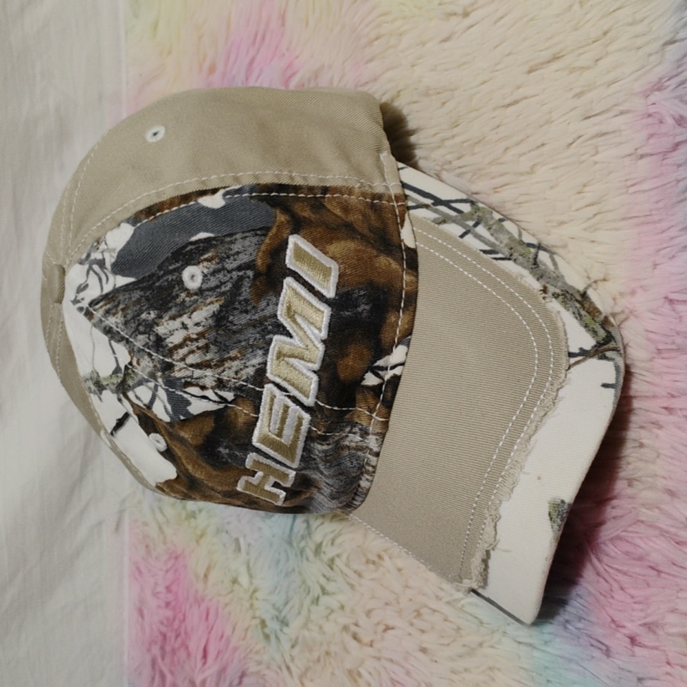 (A-2) Hemi Headwear Mopar Velcro Back Hat Gently Worn